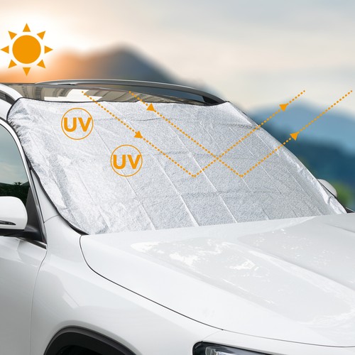 Foldable Car Windshield Sun Shade Snow Shield Cover Visor UV Block Protector USA