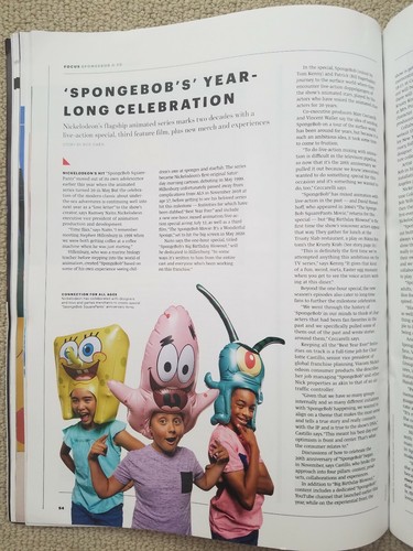 Spongebob, Marvel, Shawn Levy, Billy Eichner Variety Magazine July 2019 - Picture 9 of 11