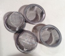 4x Pipe Screen 12mm 1/2" Dome Rim Cup Basket Fine Mesh Bowl Glass Male Slide