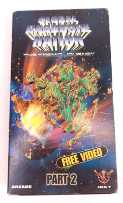 Thunderdome Live Global Hardcore Nation Part 2 Cosmos Vintage VHS Tape ID&T PAL
