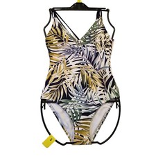 Hurley Womens One Piece Bathing Suit XS Tropical Adjustable Straps Swim NEW