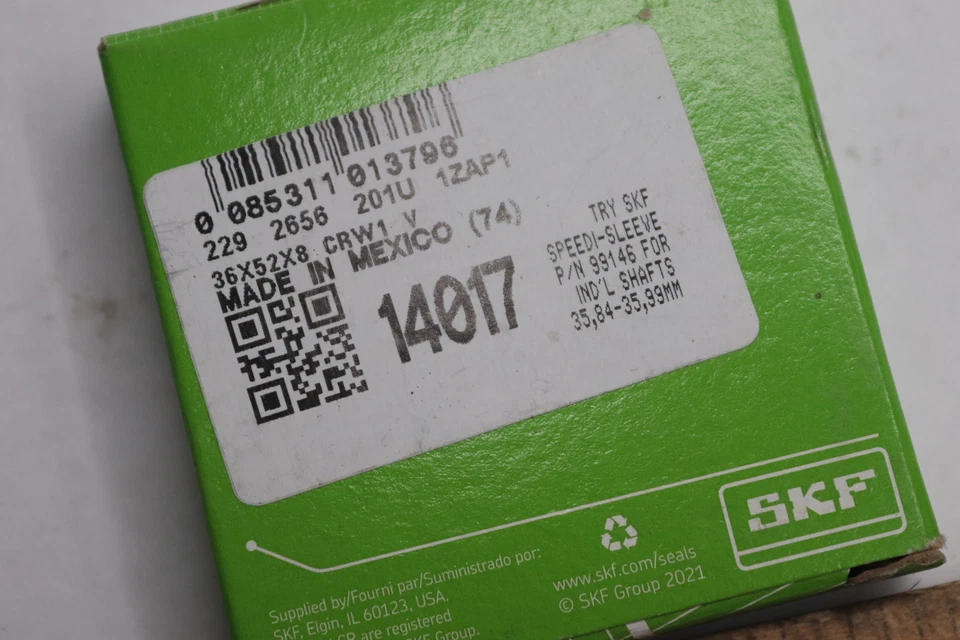 Sello de transmisión manual delantero trasero SKF 14017  Foto 2 de 4