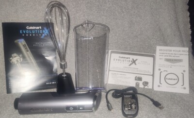 Cuisinart RHB-100EvolutionX Cordless Rechargeable Hand Blender Gray PLEASE READ