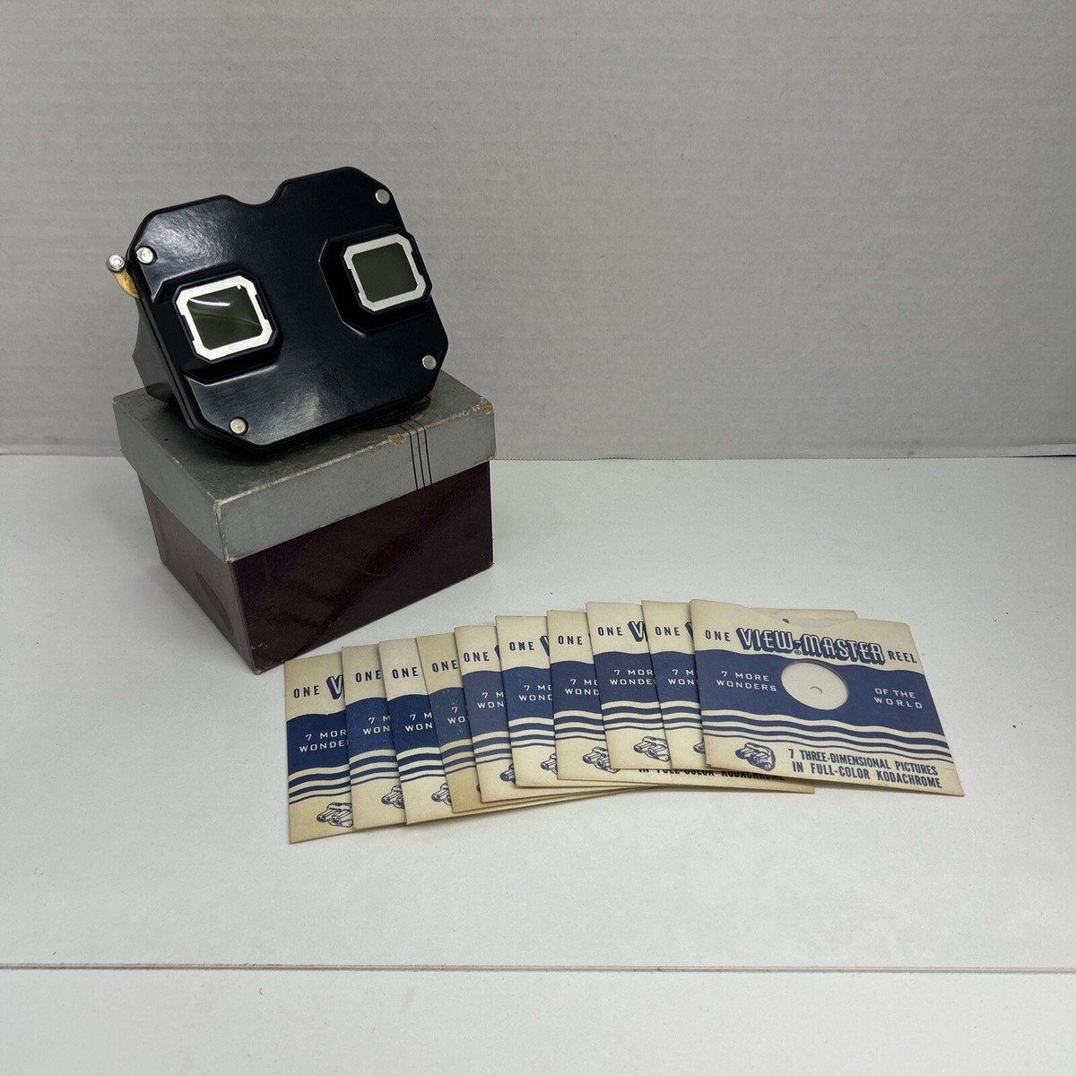 Vintage View-Master With 10 Reels Of The 7 Wonders Of The World | eBay