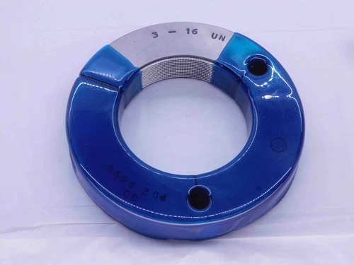 3" 16 UN 3A THREAD RING GAGE 3.0 3.00 3.000 3.0000 GO ONLY P.D. = 2.9594 CHECK