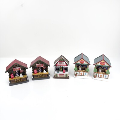 5 Lemax Battery Christmas Village Crafts Cider Hansel Gretel