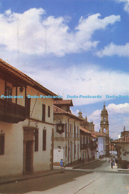 D155244 Bogota. Kolumbien. Typische Straße von La Candelaria. Division de Mayr und