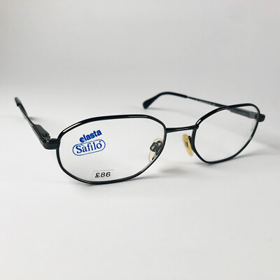 SAFILO ELASTA Brille DARK GUNMETAL OVAL Brillengestell MOD: 7040 9LW