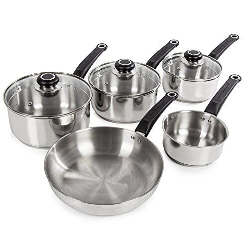 Morphy Richards Equip 5-Piece Pan Set - Stainless Steel - Picture 1 of 6