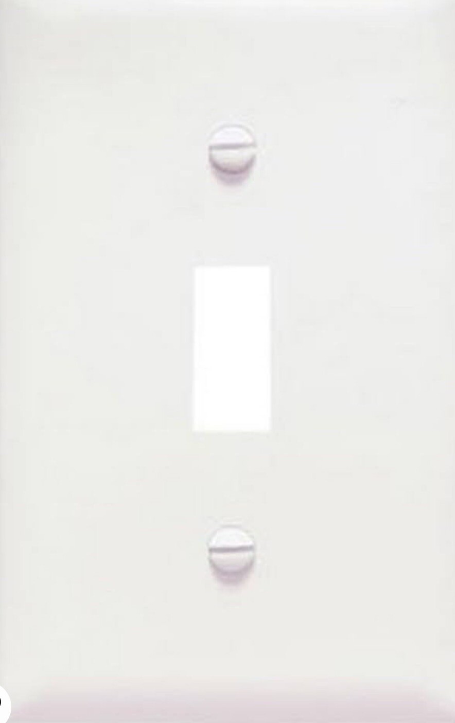 20 Of Legrand SPO1-WU Plastic Jumbo Smooth Wall Plate, 1 Gan