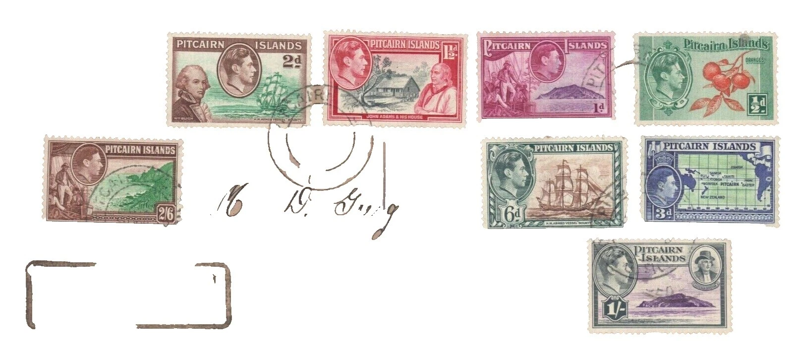 Handstamped XF/S (Extremely Fine/Superb) British Colony & Territory Stamps