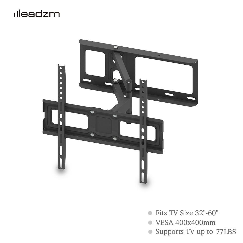 Support TV mural inclinable pour éliminer les reflets sur écran LED