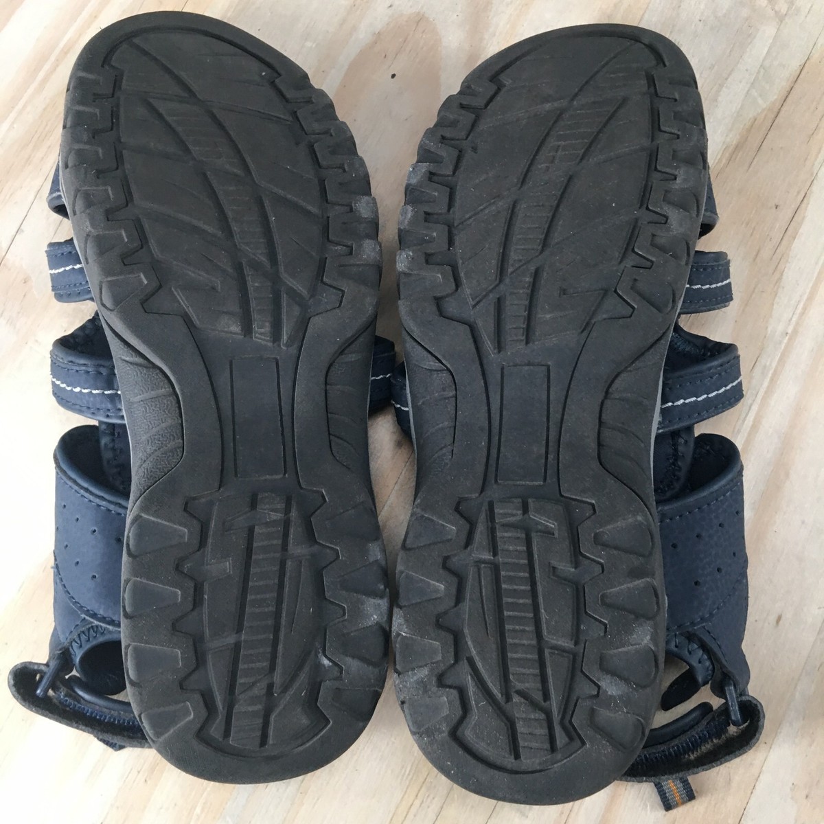 Sonoma Sandals walking Fisherman Slingback Blue Closed Toe Flats SZ 9 Sonoma Leather Upper Casual Sandals for Women for sale | eBay main image 4