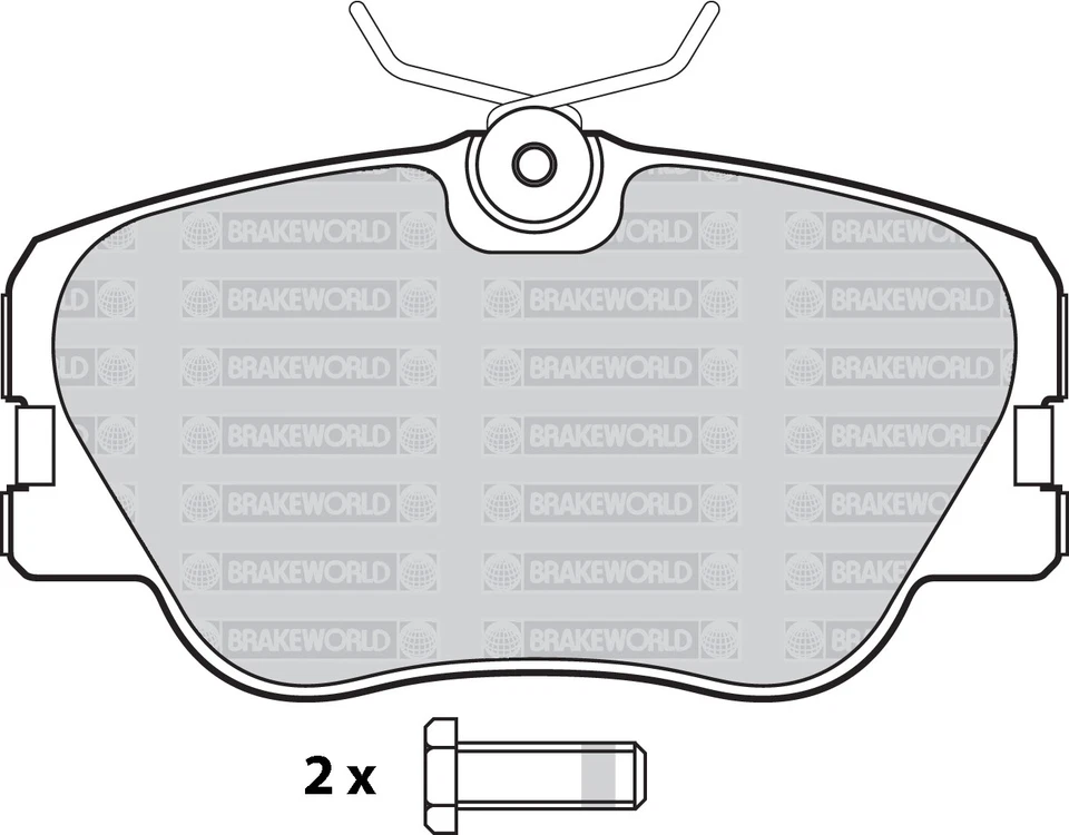 OEM SPEC FRONT DISCS AND PADS 284mm FOR MERCEDES-BENZ (W124) 300 E 1985-93 - Imagem 2 de 4