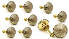 's Brass Door Knobs/Drawer Pulls Dresser Door Knobs/Pull and Push Handle Knob...