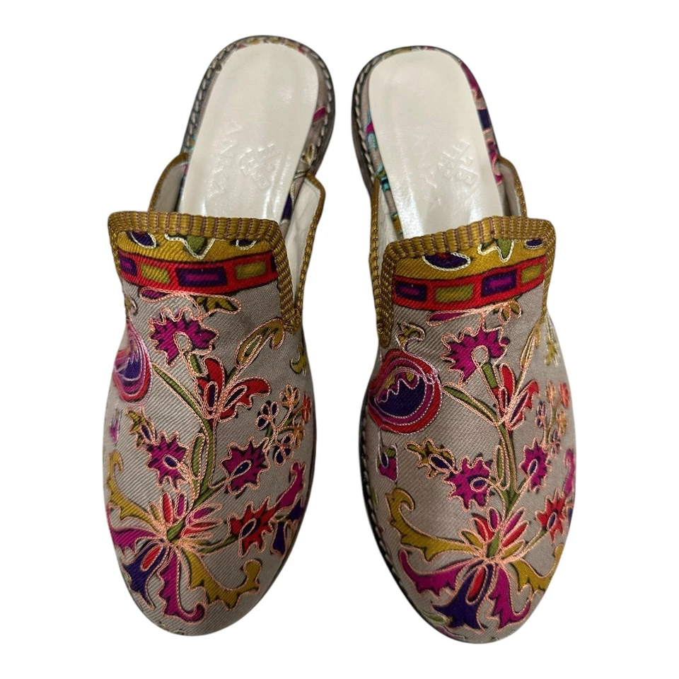 Braguitas bordadas hechas a mano US-9 (EU-39) (suela-cuero duro. forro-cuero) Foto 4 de 4