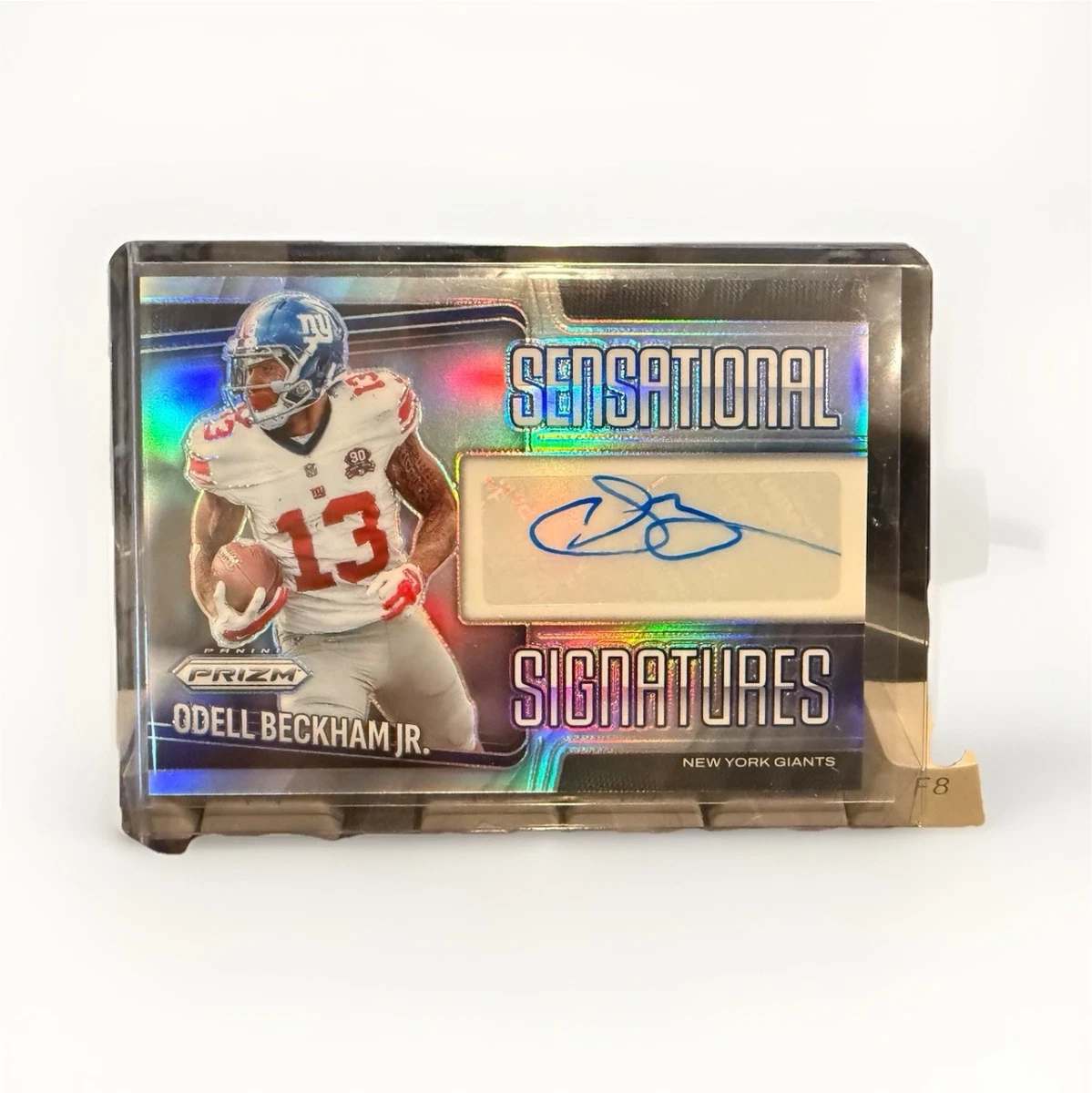 Football Sports Odell Beckham Jr. Autographed Trading Cards for