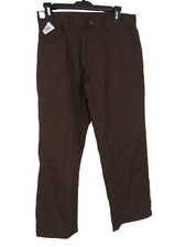 Boy's Brown Wrangler Relaxed Fit Pants. Size 12 Husky. 60 Cotton/ 40 Polyester
