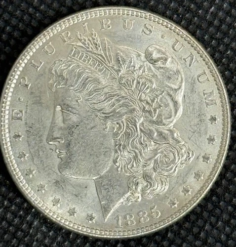 1885-P $1 Morgan Silver Dollar /BU
