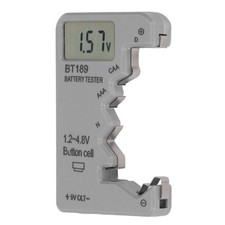 Digital Tester with LCD Display Portable for C AA AAA D N 9V and Button