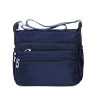 UmhäNgetasche Damen Multifunktional Wasserdicht Nylon 2 GrößEn Blau