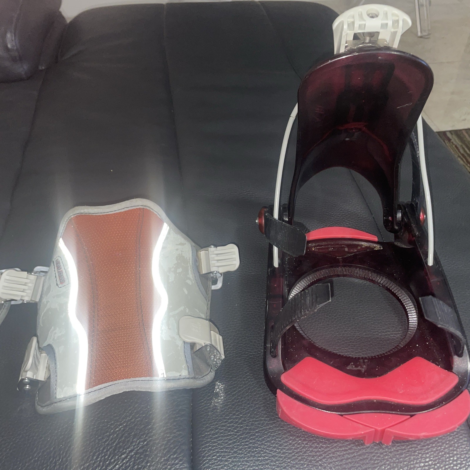 Flow Snowboard Bindings Rear Entry Easy In/Out All-Mountain Freestyle Ride M