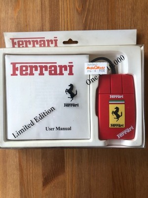 PS2 PlayStation 2 IBM Ferrari Computer Maus limitiert auf 10.000 Sealed 2000-01