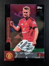 2025-26 Topps Man United Team Set MATTHIJS DE LIGT 97/99 Green Icy Foil #5