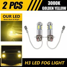 H3 Led Headlight Fog Light Bulbs Kit 8000lm 3000k Yellow8000k Blue Super Bright H3 Led Headlight Fog Light Bulbs Kit 8000lm 3000k Yellow8000k Blue Super Bright