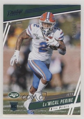 2020 Panini Prestige Rookies Xtra Points Blue /299 La'Mical Perine Rookie RC 0q3