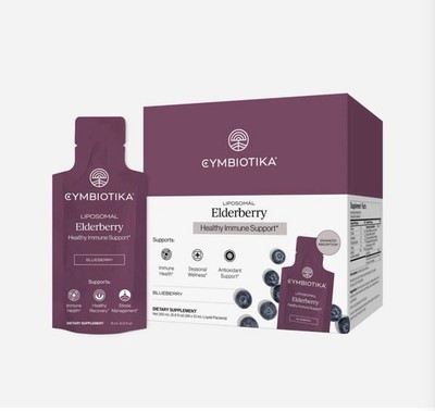CYMBIOTIKA Elderberry Immune Support w/ Echinacea 26 Pouches Dietary Supplement