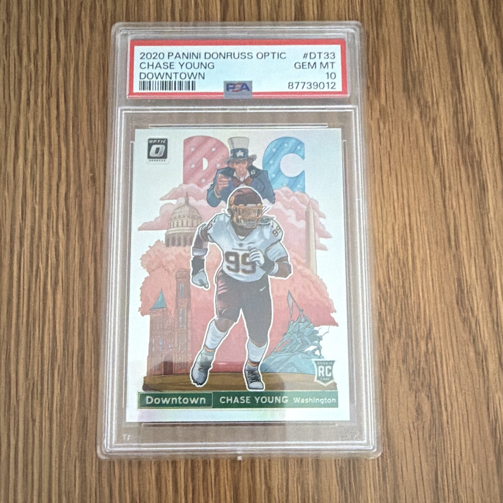 Chase Young Panini Donruss Optic Downtown #DT33 Base