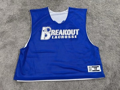 Warrior Lacrosse Reversible Practice Jersey Breakout #39 Royal Blue L/XL