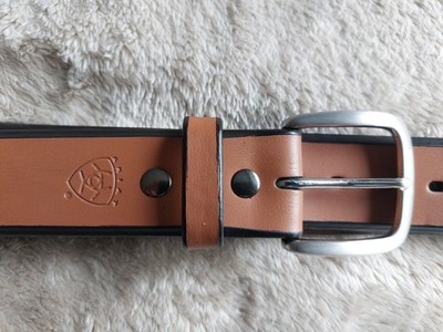 Ariat Gripstrip Sample Light Brown 1.5in Full Grain Leather Belt | 34 Waist