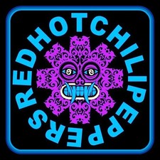 RARE 4.5" Red Hot Chili Peppers Tribal vinyl sticker. 90's rock music decal