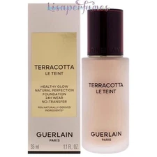 Guerlain Terracotta Le Teint Natural Perfection Foundation 2N Neutral 1.1oz NIB