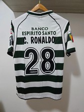 Maglia Ronaldo Sporting Lisbona 2002-2003 Home Taglia L