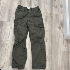 Abercrombie Kids dark green cargo pants size 15/16
