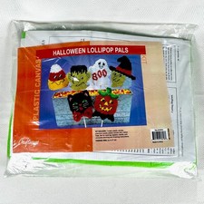 Craftways Plastic Canvas Kit Halloween Lollip...