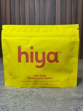 Hiya Kids Daily Multivitamin Sticks 20 Powder Packs Sugar-Free Picky Eaters New