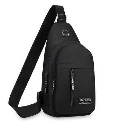 Sling Bag Men Women Unisex Crossbody Chest MultiPocket Lightweight Daypack