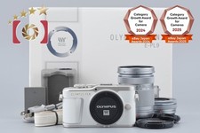 "Shutter count 874" Olympus PEN E-PL9 White 16.1 MP 14-42 40-150 Lenses w/ Box