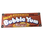 Vintage Bubble Yum Chewing Gum Sign - Porcelain Advertising Gas Pump Sign