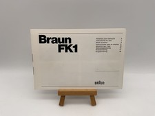 Braun FK 1 Instructions for Use Manual German