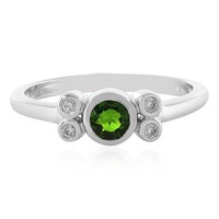 Cavill Ring 0,56Ct GrüNer Diopsid Zirkon 925 Sterlingsilber Damen
