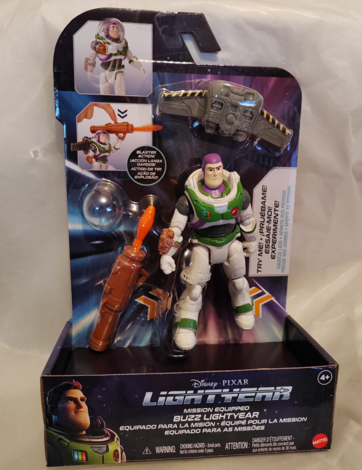 Disney Pixar Lightyear Mission Equipped Buzz Figure with Missile Launcher  New