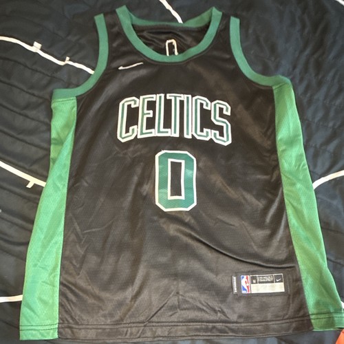 Nike Jayson Tatum #0 Boston Celtics NBA Basketball Jersey Black/Green