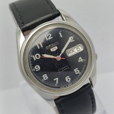 Seiko 5 Automatic Military Dial 7S26-8210 Day/Date Vintage Men s Watch