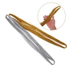 2 Pcs Craft String for Ornaments Gold Twine Bracelet Metallic Cord