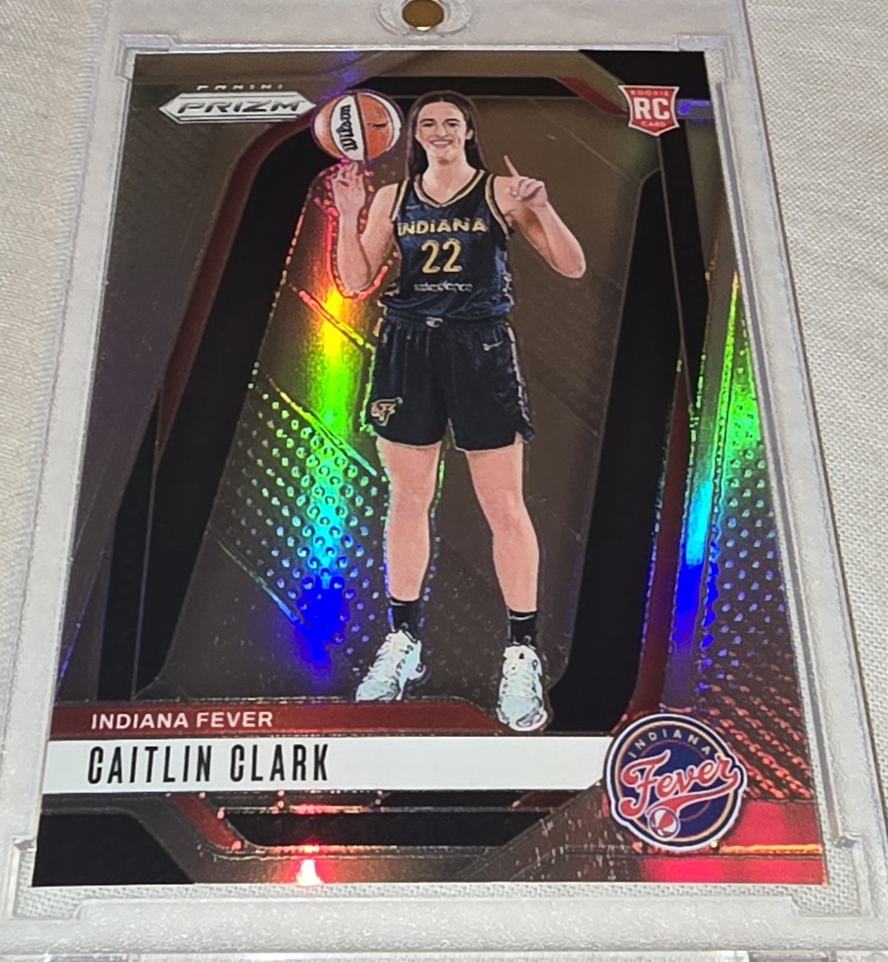 2024 Panini Prizm WNBA - Caitlin Clark #145 Silver Prizm (RC) Surface Marks